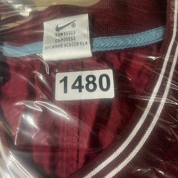 Nike Windrunner Vintage 90s Windbreaker Mens L Alabama Crimson Burgundy 80s 1480 - Picture 8 of 8